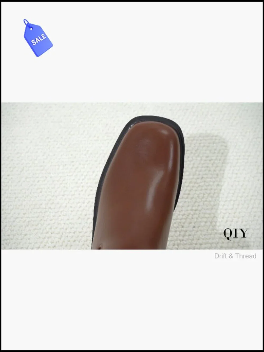 Square Toe Low Heel Ankle Boots for Women Stretch Fit Side Zipper Booties
